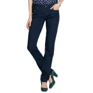 MADEWELL Women’s Rail Strait Jeans Dark Indigo Size 30 Preppy Modern Minimalist
